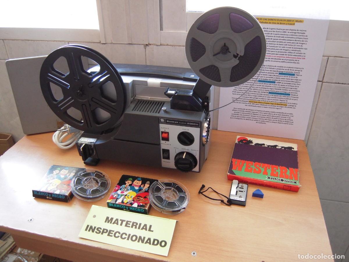 Antig&uuml;edades: Proyector Alta gama cine Super8 +8mm SANKYO 2000H. Vintage Revisado y Funcionando
