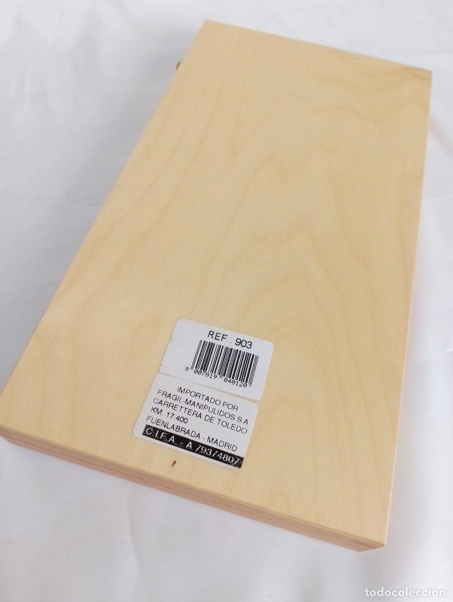 Antig&uuml;edades: ESTUCHE DE COMPASES Y TIRAL&Iacute;NEAS. MARCA &rdquo;ARTES&rdquo;. CAJA DE MADERA. - Foto 4