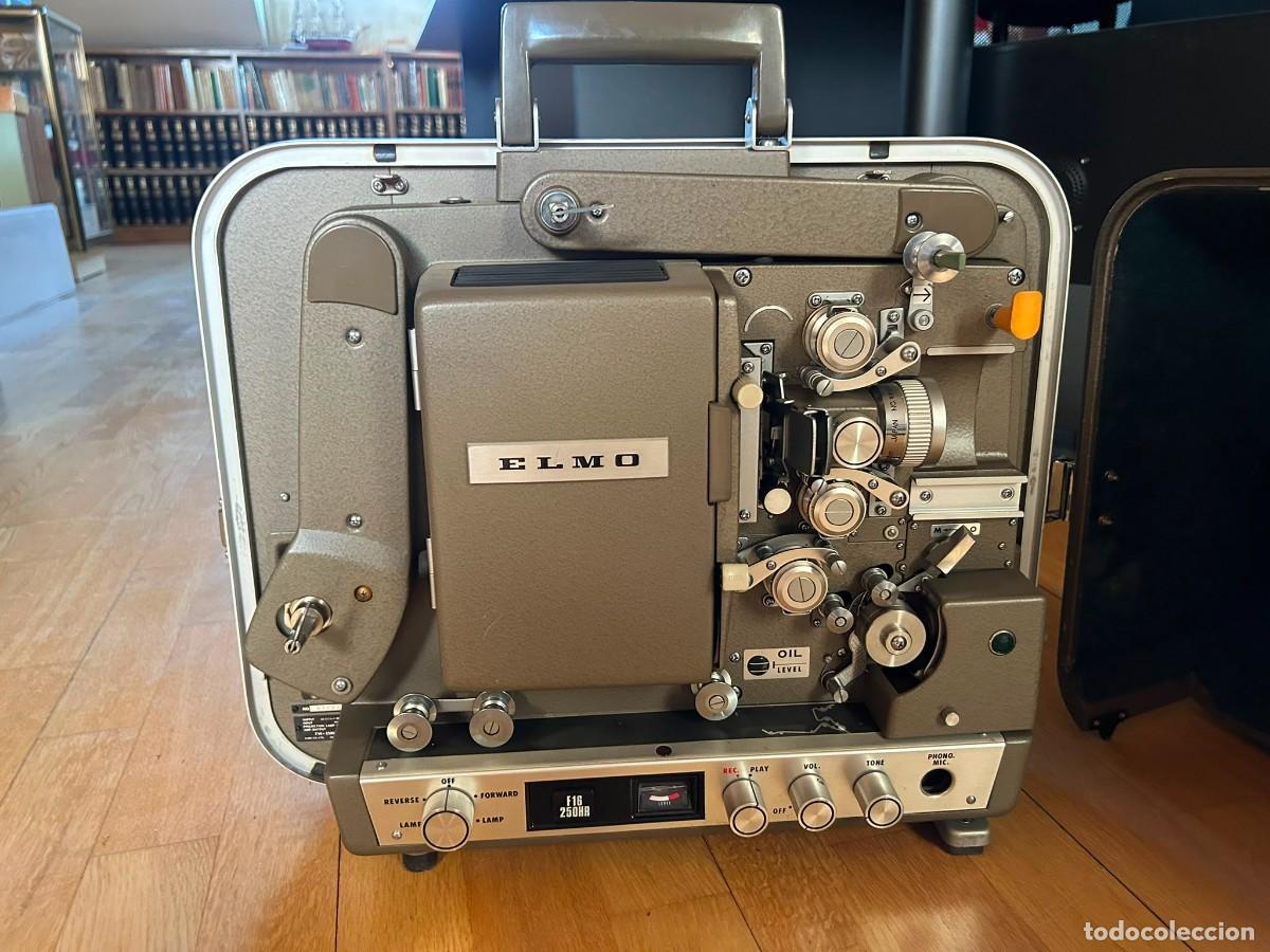 Antig&uuml;edades: ELMO F16-250HR Proyector Cine 16mm Vintage Jap&oacute;n con funda Original