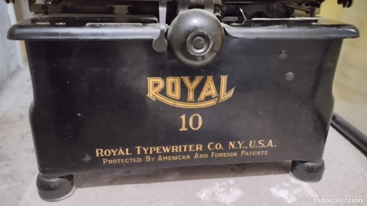 Antig&uuml;edades: M&aacute;quina de escribir Royal 10 - Foto 7