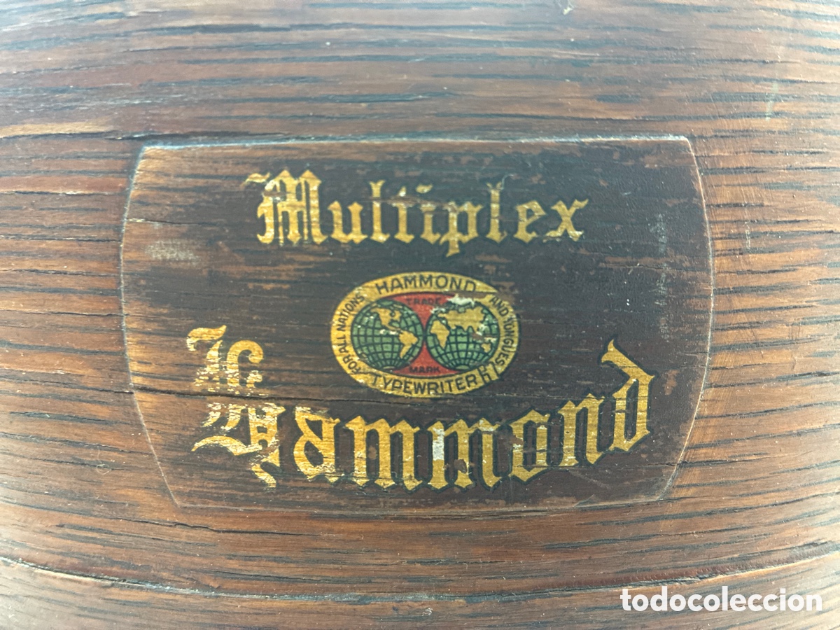 Antig&uuml;edades: M&aacute;quina de escribir Hammond M&uacute;ltiplex Circular. - Foto 5