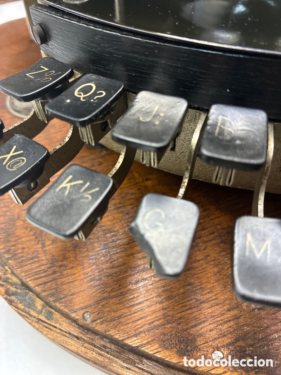 Antig&uuml;edades: M&aacute;quina de escribir Hammond M&uacute;ltiplex Circular. - Foto 9
