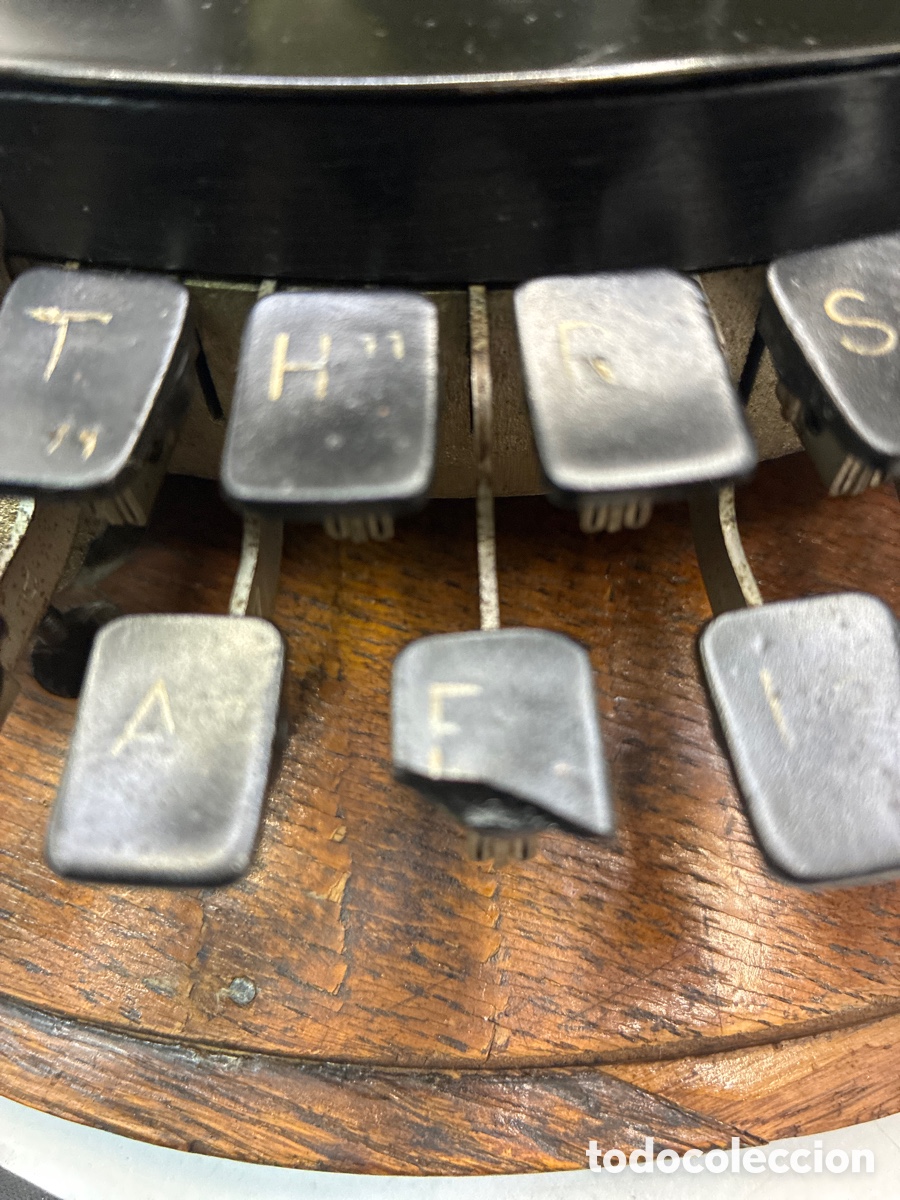Antig&uuml;edades: M&aacute;quina de escribir Hammond M&uacute;ltiplex Circular. - Foto 10