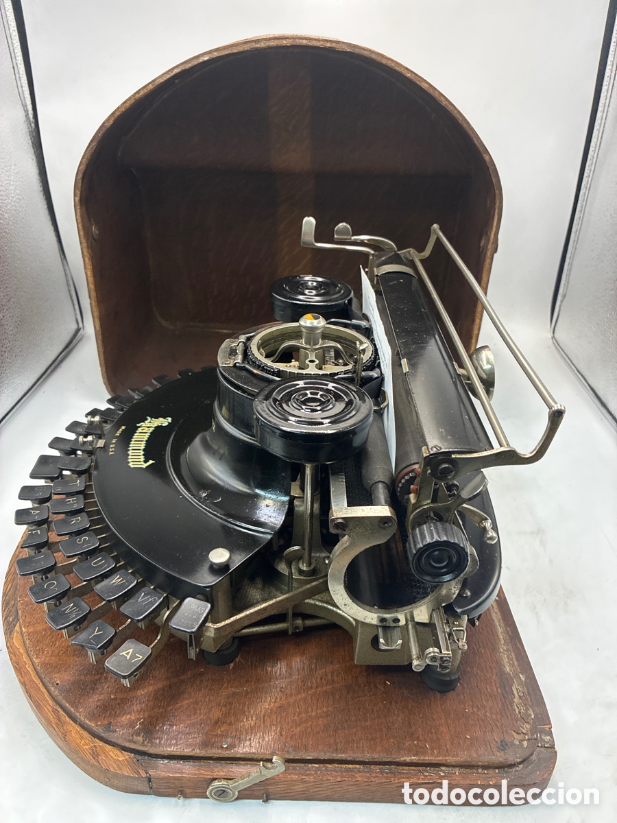 Antig&uuml;edades: M&aacute;quina de escribir Hammond M&uacute;ltiplex Circular. - Foto 13