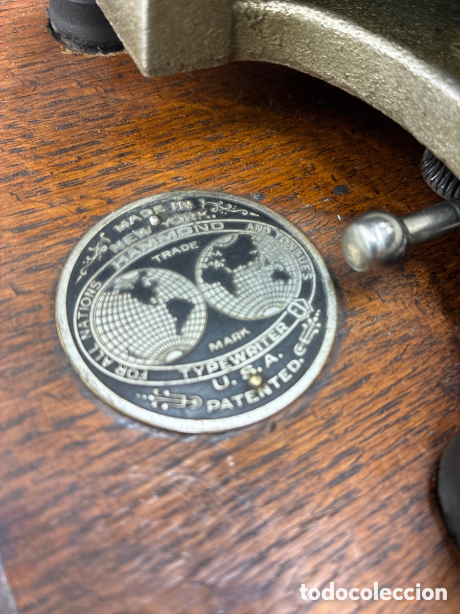 Antig&uuml;edades: M&aacute;quina de escribir Hammond M&uacute;ltiplex Circular. - Foto 15