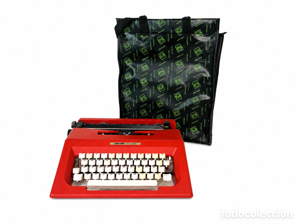 Antig&uuml;edades: M&aacute;quina es escribir Olivetti College M&eacute;xico 1970&rsquo;s