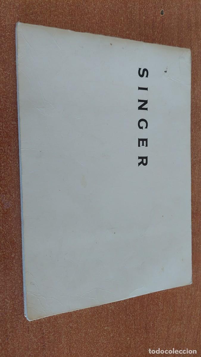 Antig&uuml;edades: Instrucciones maquina de coser Singer