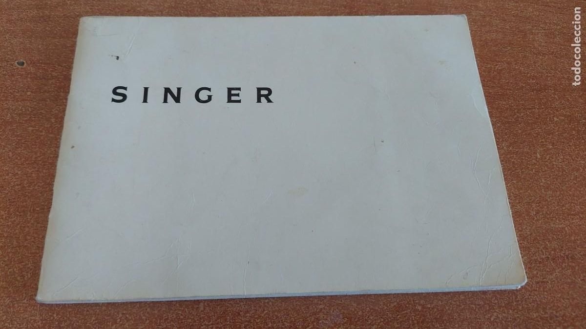 Antig&uuml;edades: Instrucciones maquina de coser Singer