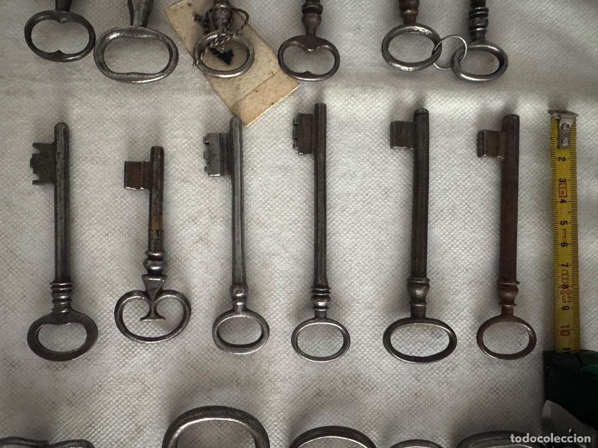 Antig&uuml;edades: Lote 6 llaves muy antiguas aprox 12 cm