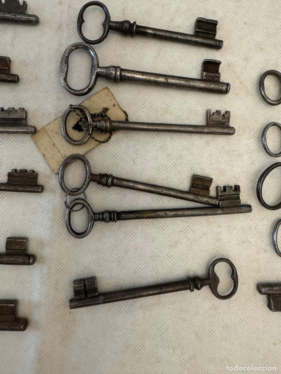 Antig&uuml;edades: Lote 6 llaves muy antiguas aprox 10/11 cm