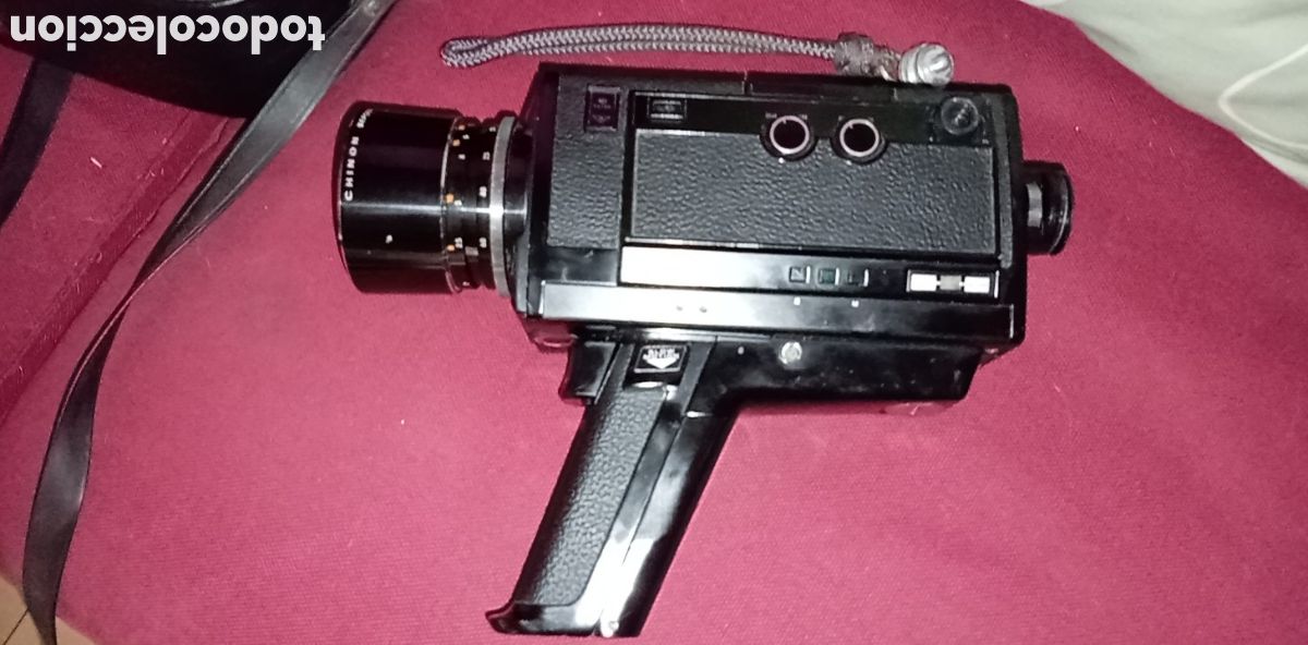 Antiguidades: C&aacute;mara Tomavistas Vintage Chinon Super 8 (A&ntilde;os 70) con Malet&iacute;n ycorrea original - &iexcl;Motor Funciona!