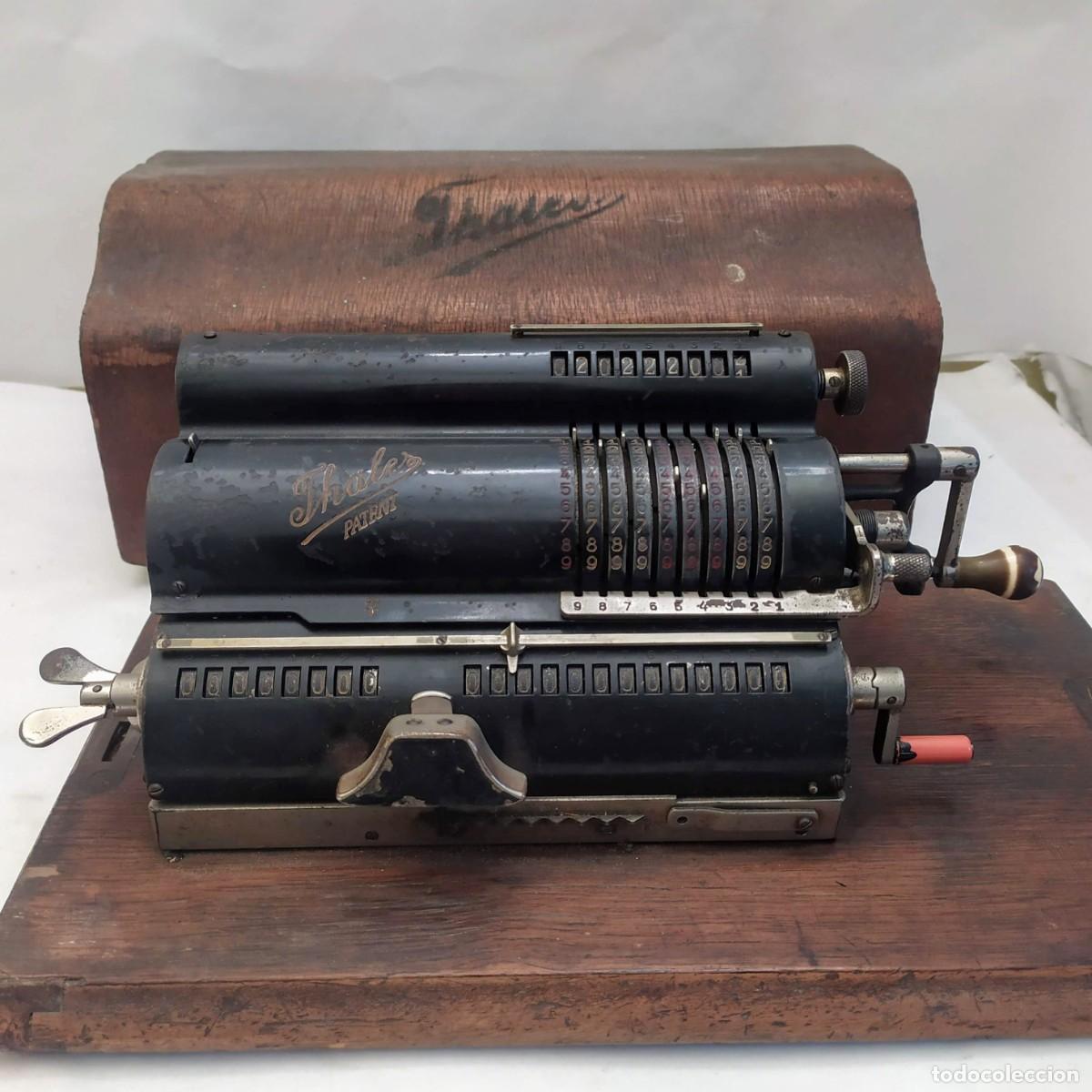 Antiquit&auml;ten: Calculadora Thales. Modelo CE 2&ordf; Versi&oacute;n. Maquina de calcular M. Schultes. Alemania, 1925.