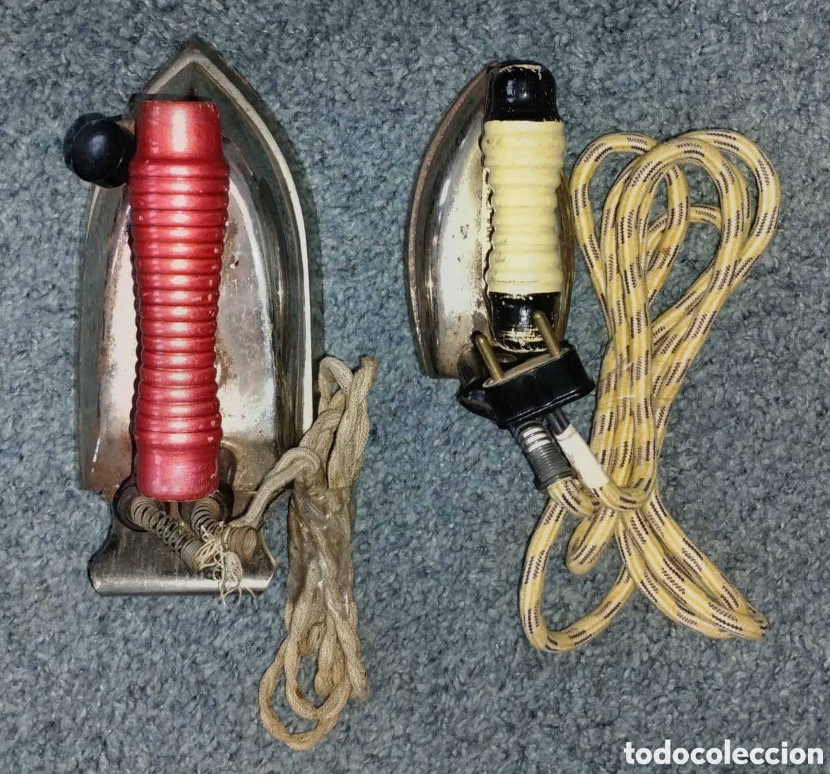 Antiguidades: pack PLANCHAS DE VIAJE VINTAGE de las marcas LEHNOS e ILMAN (ver fotos y descripci&oacute;n del lote).