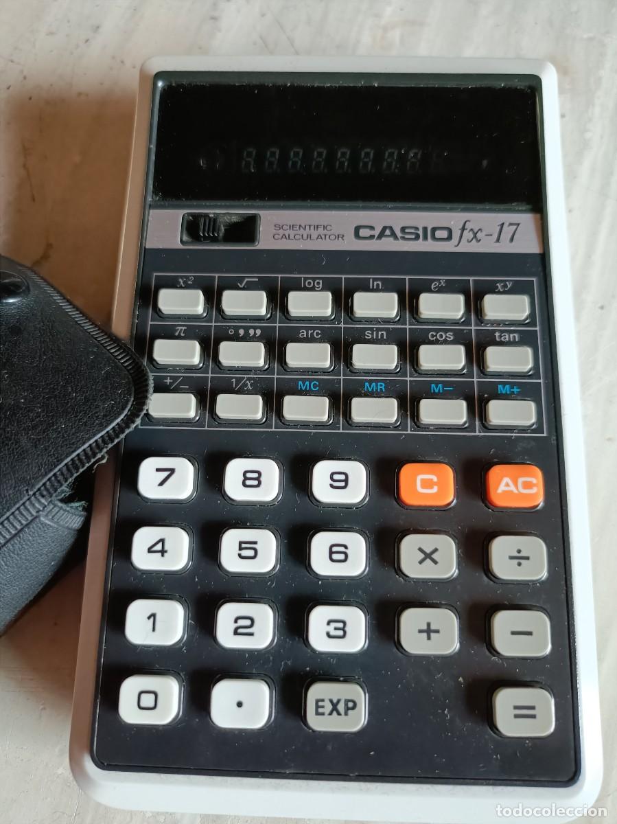 Antig&uuml;edades: CALCULADORA CIENT&Iacute;FICA CASIO FX 17 CON FUNDA , FUNCIONA MADE IN JAPAN - Foto 1