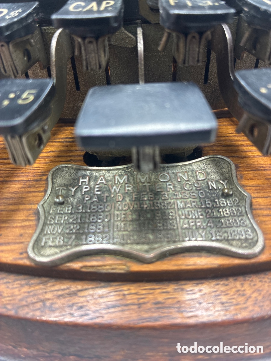 Antig&uuml;edades: M&aacute;quina de escribir Hammond n&uacute;mero 2. - Foto 8