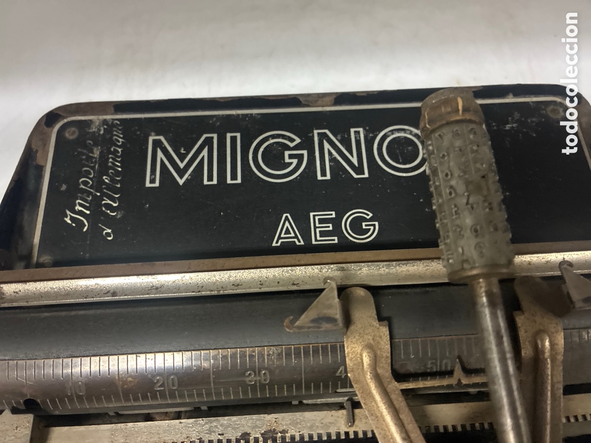 Antig&uuml;edades: M&aacute;quina de Escribir Mignon N&uacute;mero 4. - Foto 3