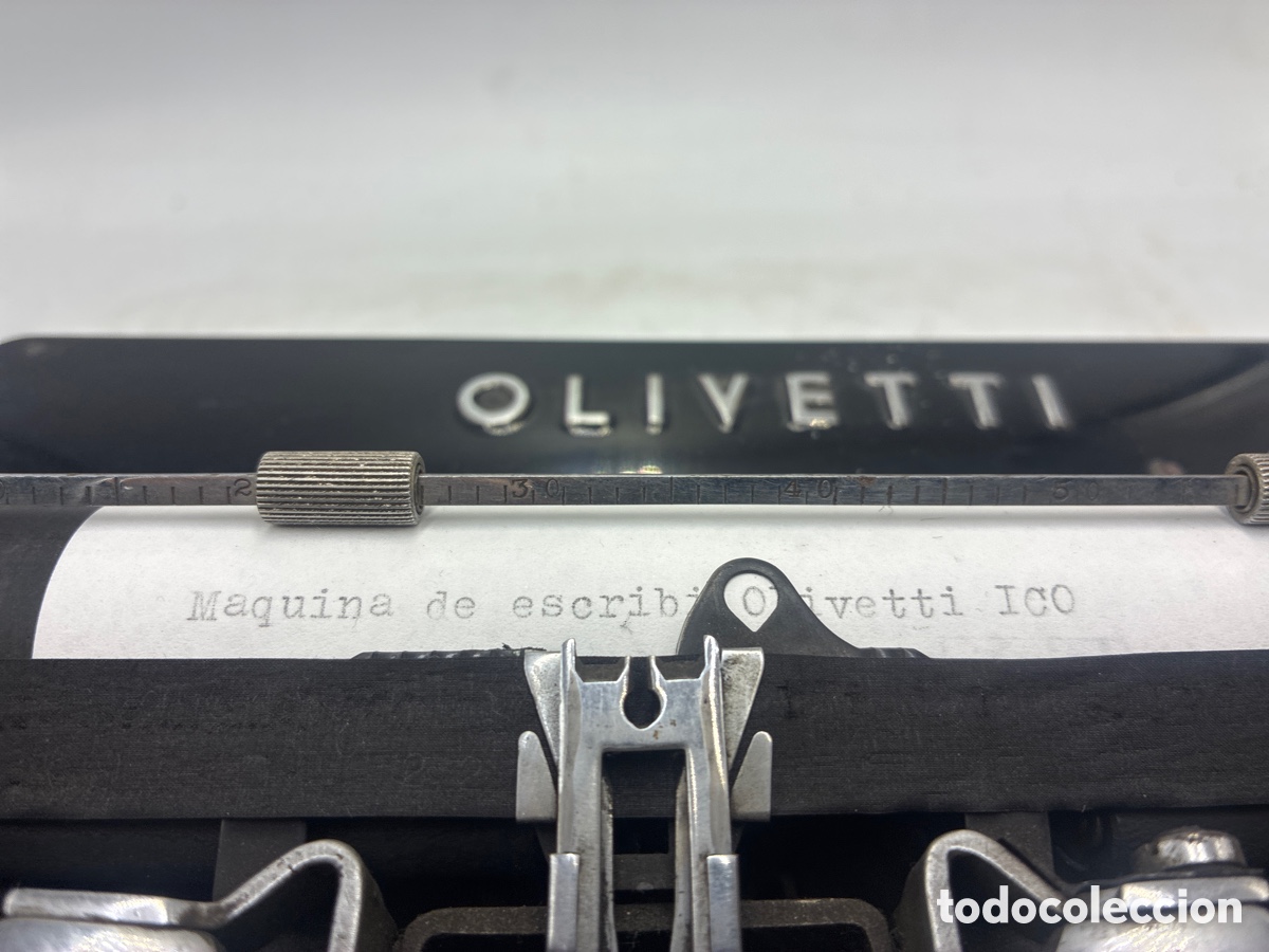 Antig&uuml;edades: M&aacute;quina de Escribir Olivetti ICO. - Foto 6