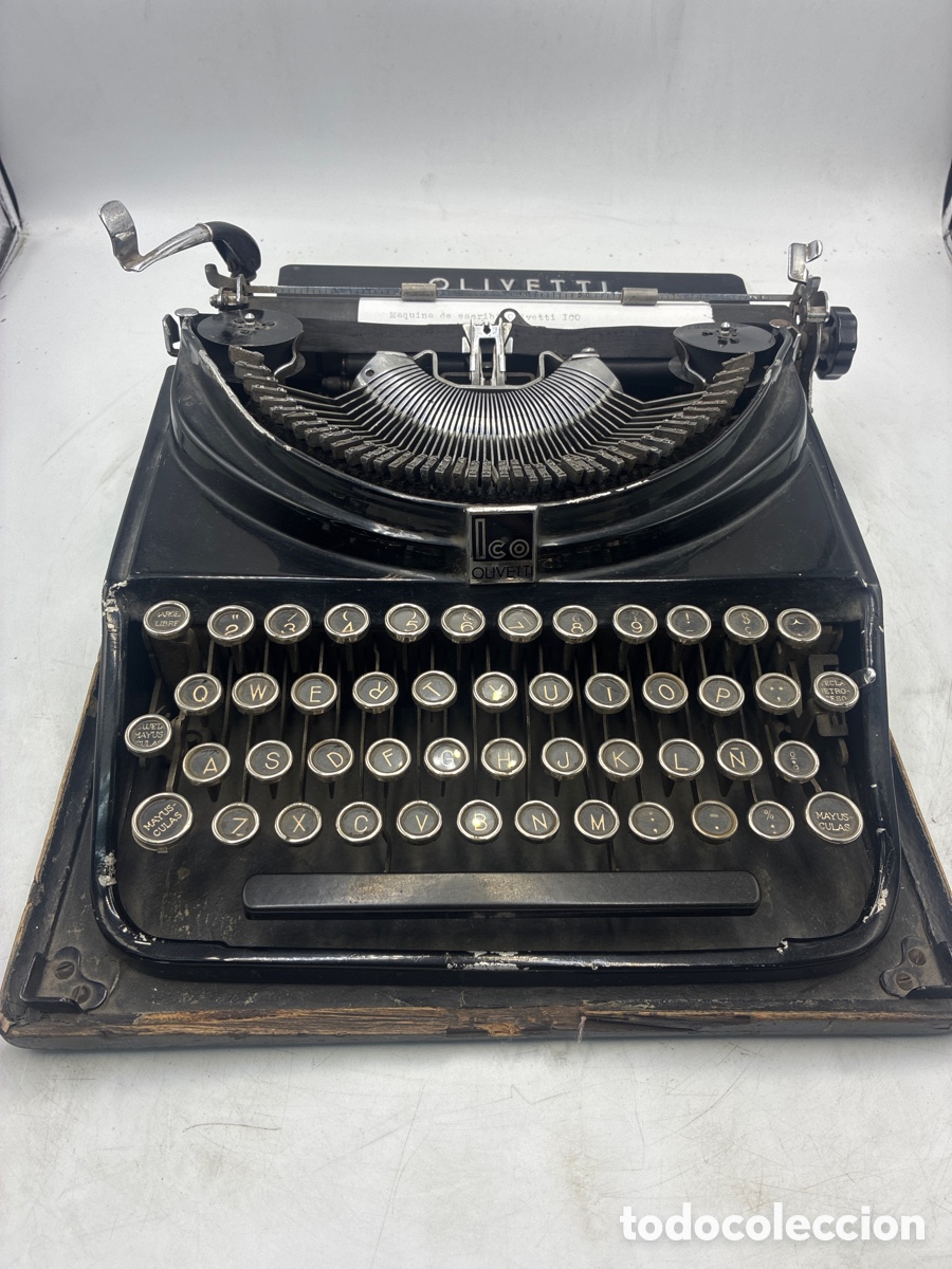 Antig&uuml;edades: M&aacute;quina de Escribir Olivetti ICO. - Foto 1
