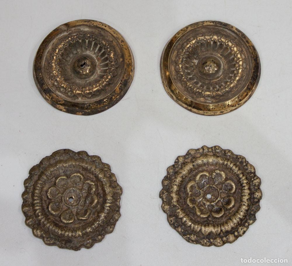 Antig&uuml;edades: ANTIGUOS APLIQUES PARA MARCO O MUEBLE. - Foto 2