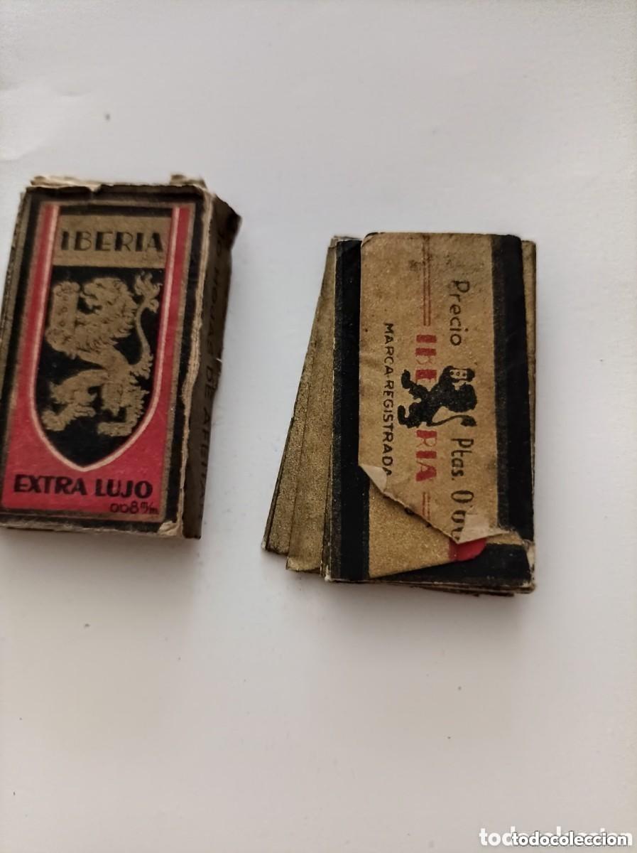 Antig&uuml;edades: Hojas de afeitar Iberia extralujo 8 - Foto 2