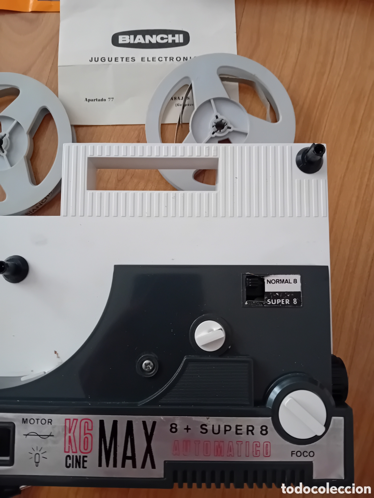 Antig&uuml;edades: PROYECTOR BIANCHI K6 CINE MAX SUPER 8 Y NORMAL 8 - Foto 2