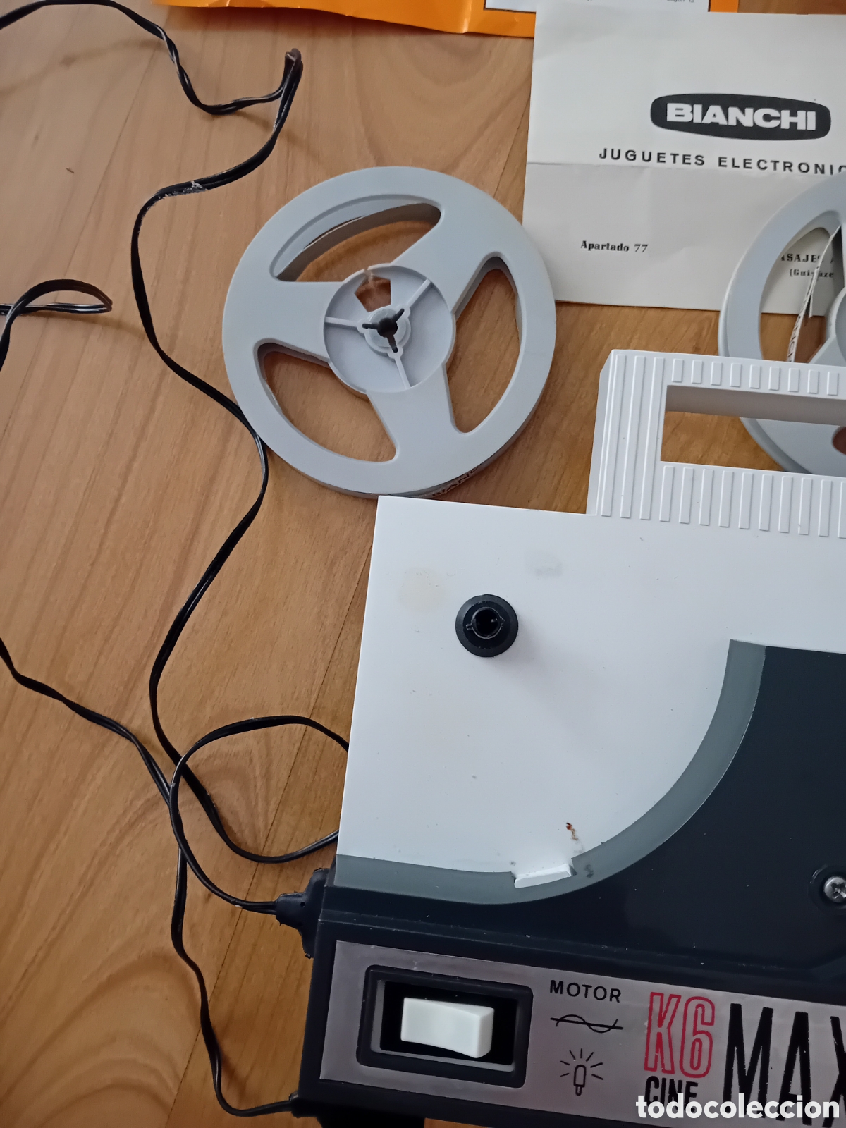 Antig&uuml;edades: PROYECTOR BIANCHI K6 CINE MAX SUPER 8 Y NORMAL 8 - Foto 3