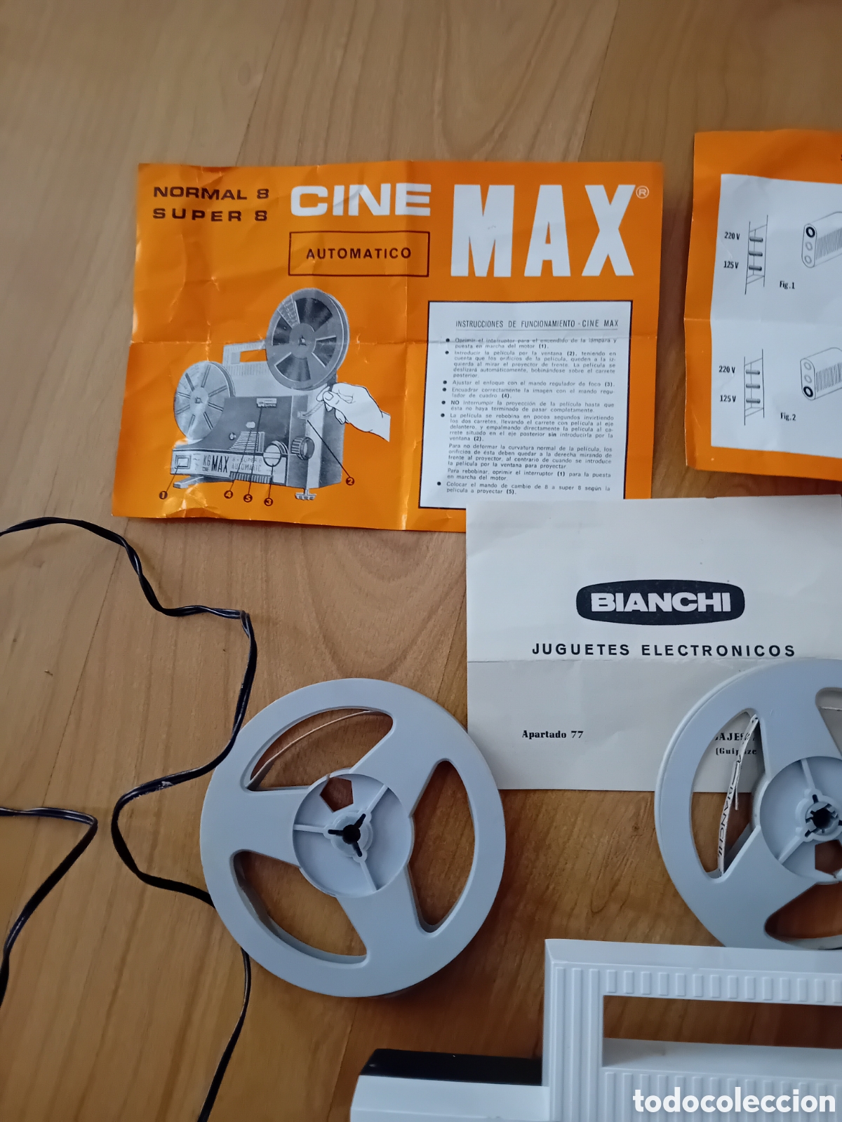 Antig&uuml;edades: PROYECTOR BIANCHI K6 CINE MAX SUPER 8 Y NORMAL 8 - Foto 4