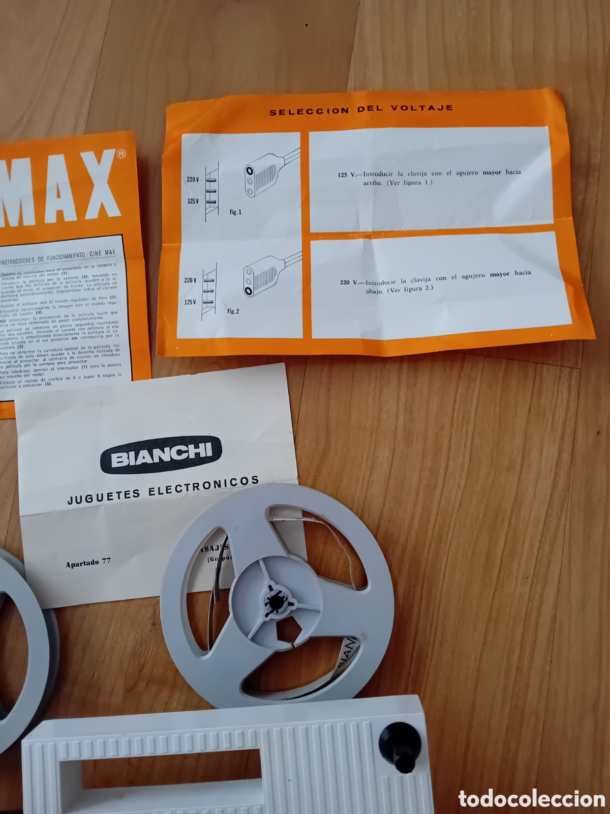 Antig&uuml;edades: PROYECTOR BIANCHI K6 CINE MAX SUPER 8 Y NORMAL 8 - Foto 5
