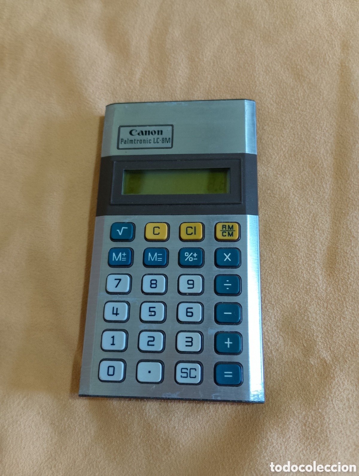 Antig&uuml;edades: calculadora vintage Canon Palmtronic LC-8M