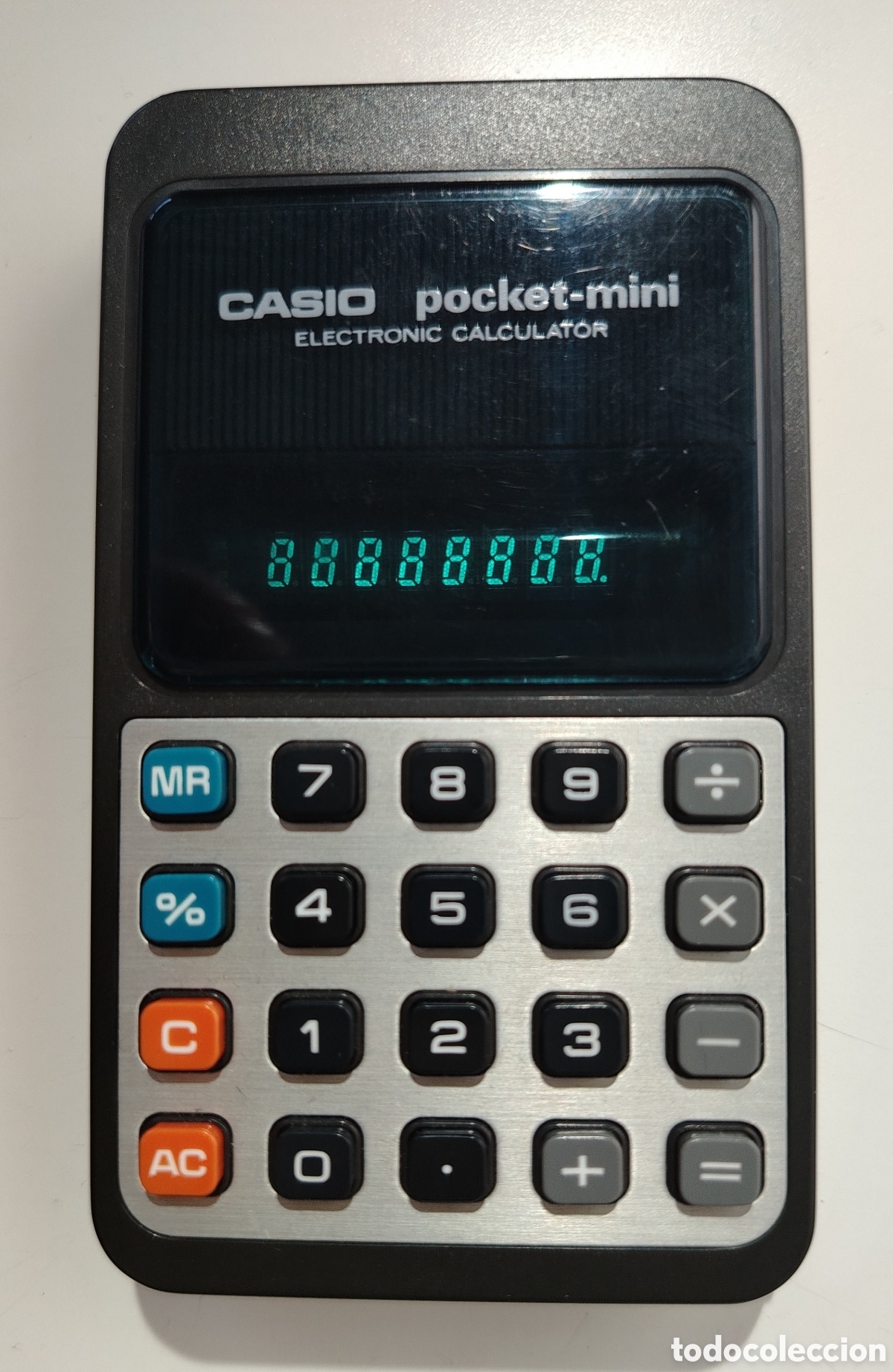 Antiquit&auml;ten: Calculadora Casio pocket-mini + funda