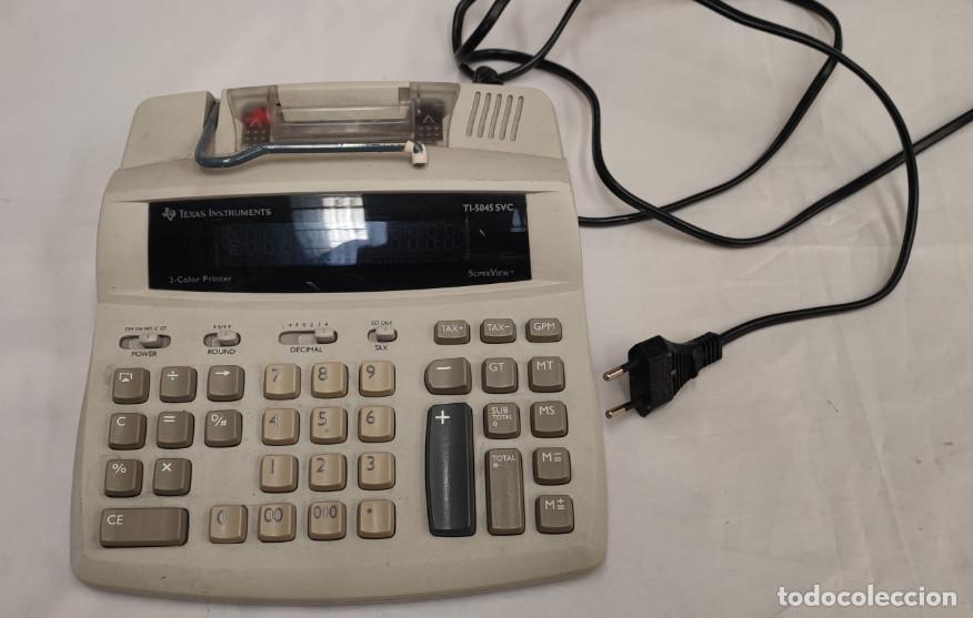 Antig&uuml;edades: CALCULADORA CIENTIFICA CON IMPRESORA A COLOR,TEXAS INSTRUMENTS TI-5045 SVC, SUPER VIEW
