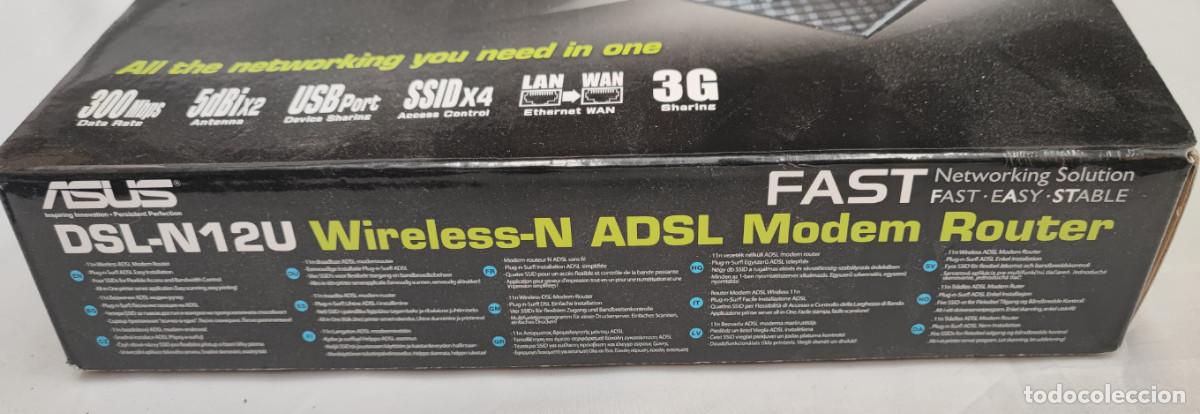 Antig&uuml;edades: ROUTER MODEM ADSL, ASUS DSL-N12U, WIRELESS-N - Foto 5