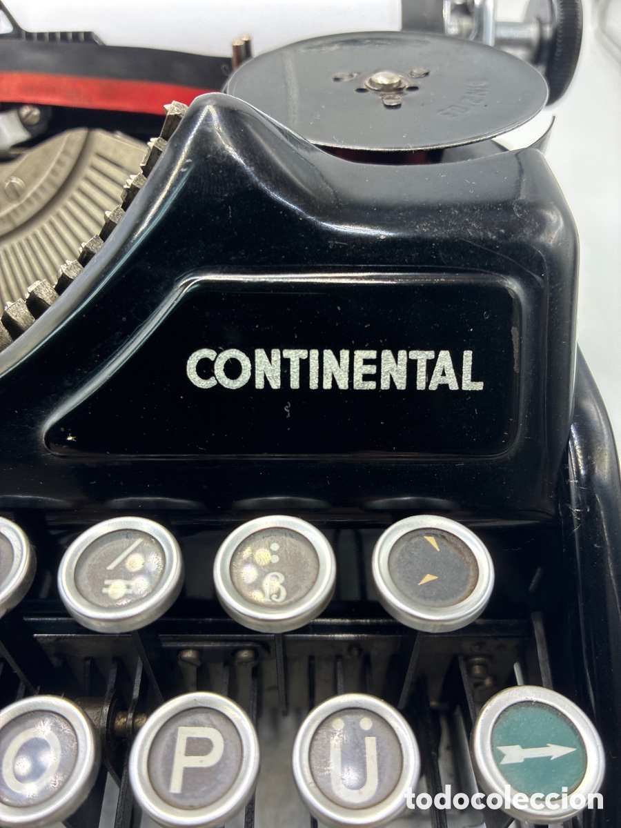 Antig&uuml;edades: M&aacute;quina de escribir Continental. - Foto 4
