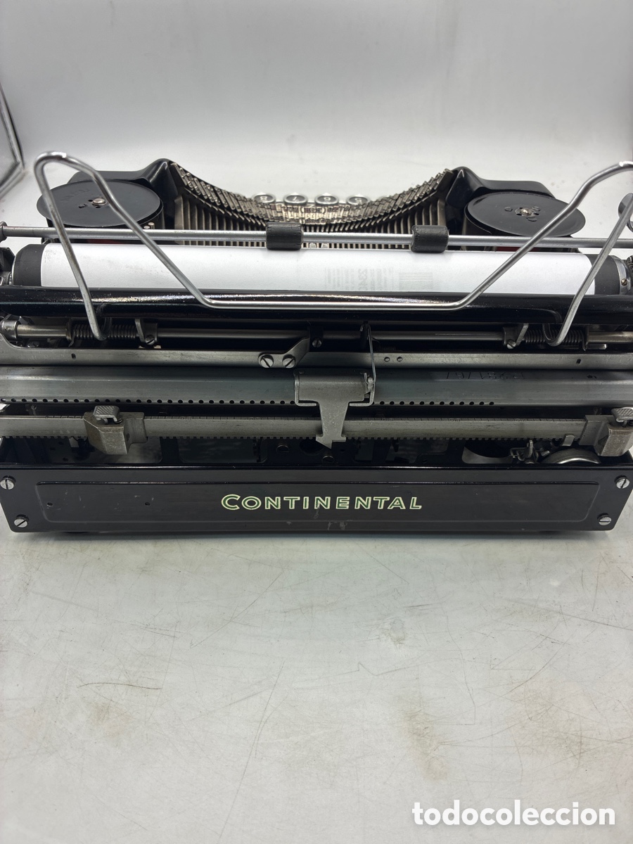 Antig&uuml;edades: M&aacute;quina de escribir Continental. - Foto 8