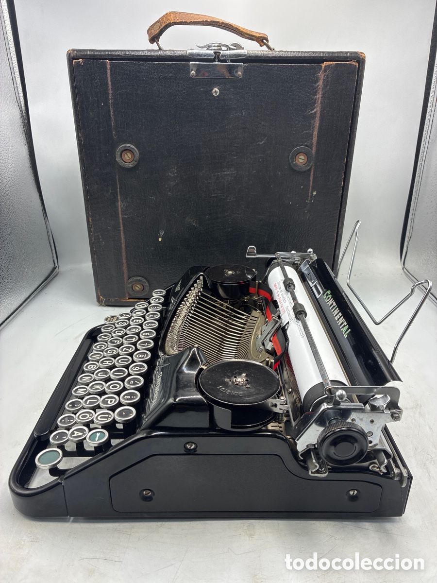 Antig&uuml;edades: M&aacute;quina de escribir Continental. - Foto 9