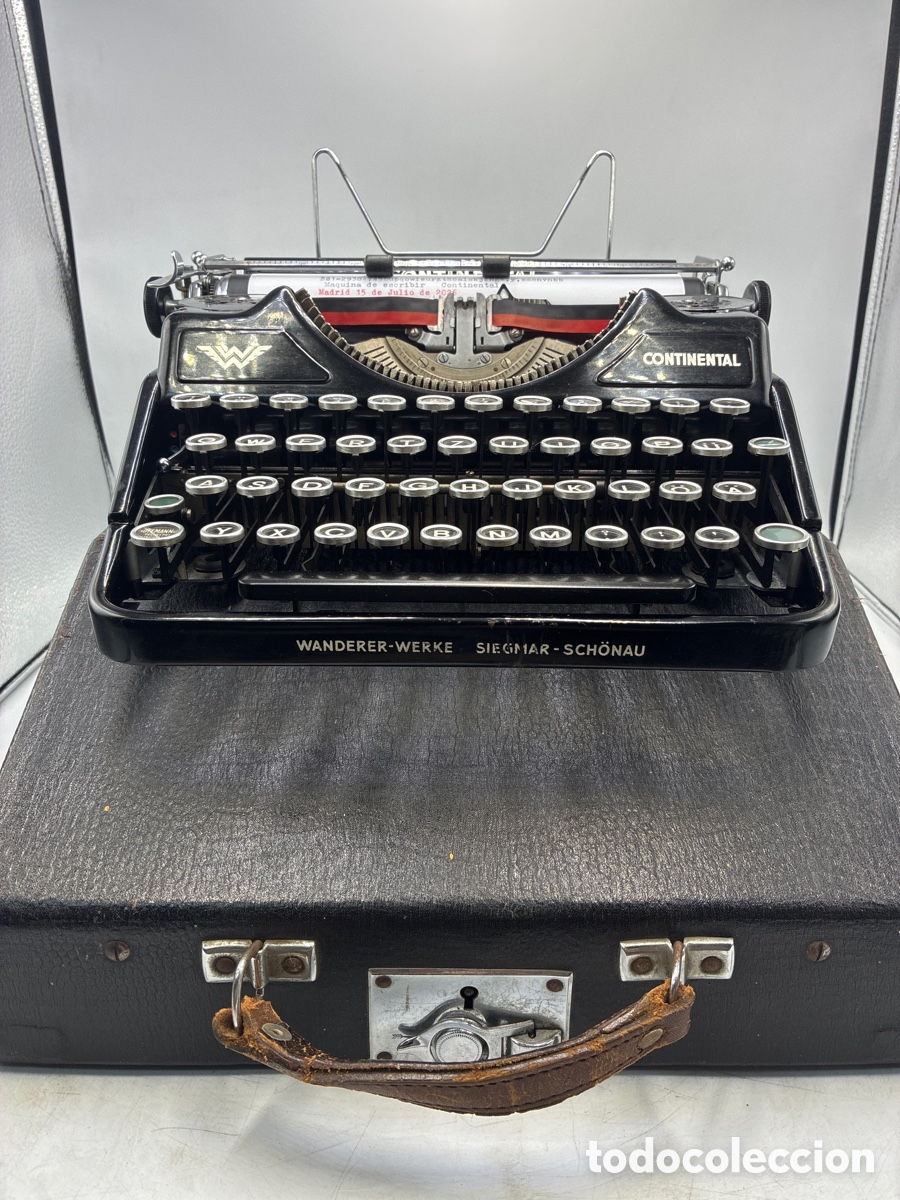 Antig&uuml;edades: M&aacute;quina de escribir Continental. - Foto 10