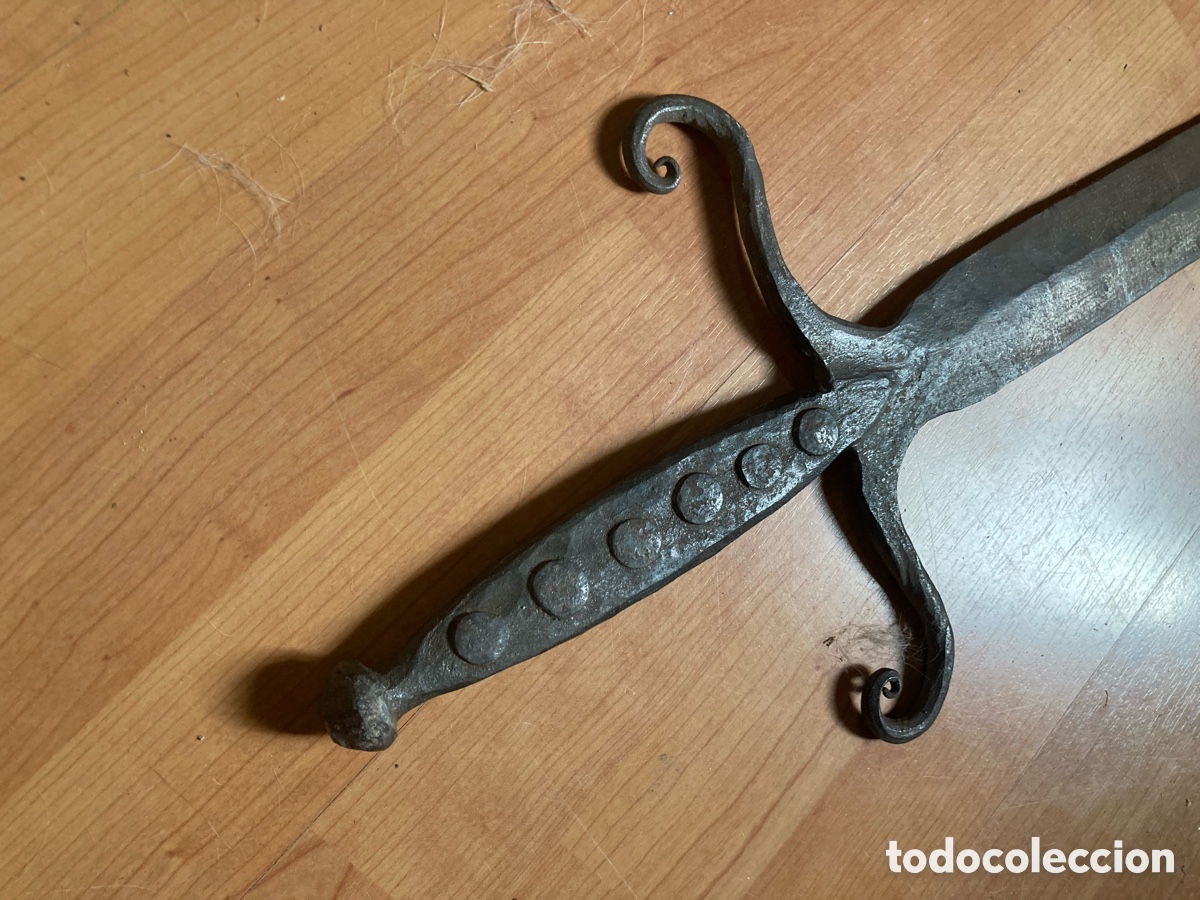 Antig&uuml;edades: ANTIGUA ESPADA DE FORJA - Foto 2