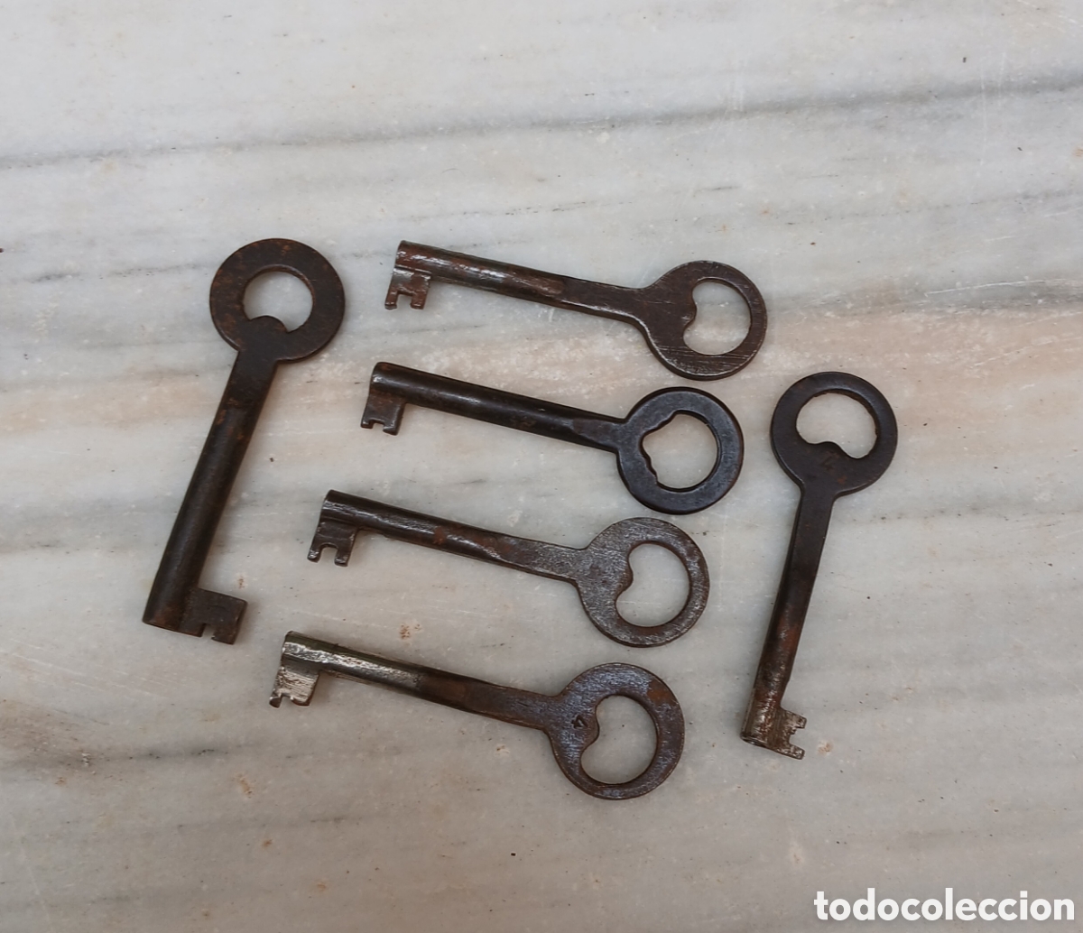 Oggetti Antichi: 6 llaves antiguas de metal