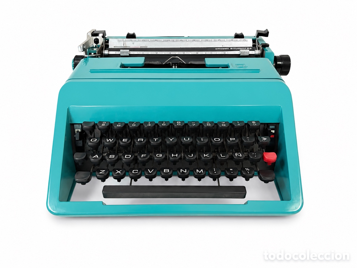 Antig&uuml;edades: M&aacute;quina de escribir Olivetti Studio 45 Espa&ntilde;a 1969-1974