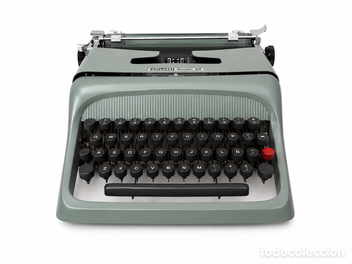 Antig&uuml;edades: M&aacute;quina de escribir Olivetti Studio 44 1952-1957