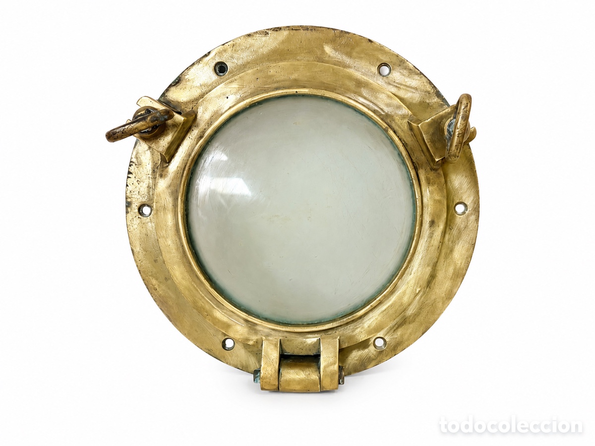 Antig&uuml;edades: antiguo ojo de buey marino con doble mariposa circa 1930&rsquo;s