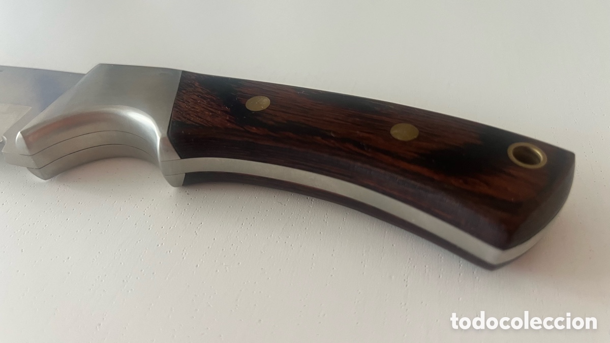 Antig&uuml;edades: Cuchillo de caza Crowning Albacete - Foto 4