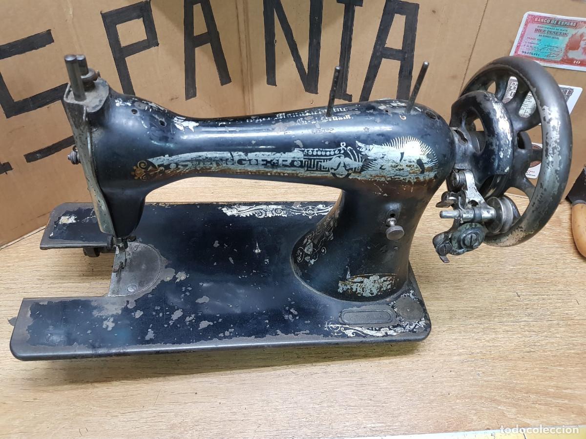 Antig&uuml;edades: ANTIGUA MAQUINA DE COSER SINGER - Foto 4