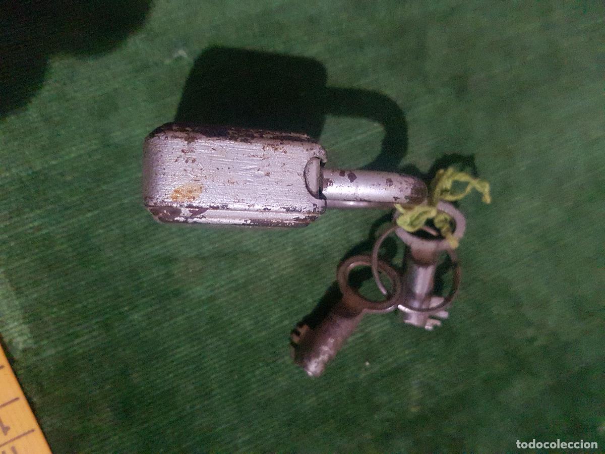 Antig&uuml;edades: ABUS GERMANY CANDADO CON DOS LLAVES SIN REMACHES - Foto 6