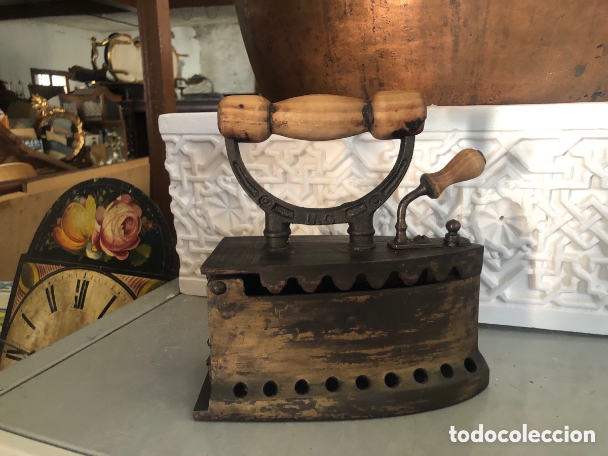 Antig&uuml;edades: PLANCHA CARBON de hierro - Foto 2
