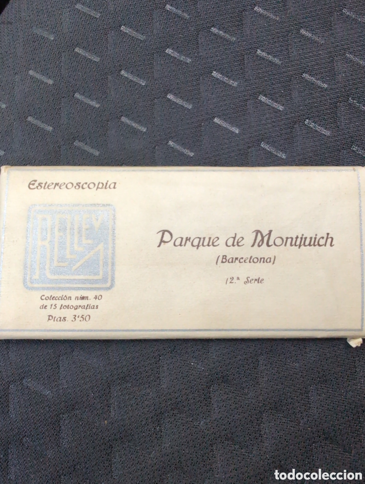 Antig&uuml;edades: Estereoscop&iacute;a Parque de Montjuich