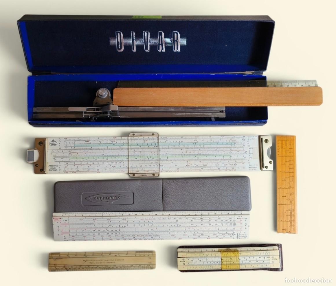 Antig&uuml;edades: Lote Vintage Instrumentos Dibujo T&eacute;cnico e Ingenier&iacute;a - Faber-Castell Novo-Duplex, Raphoplex, Divar