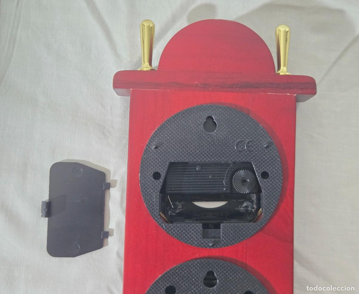 Antig&uuml;edades: Term&oacute;metro, reloj e higr&oacute;metro de pared, funcionando - Foto 11