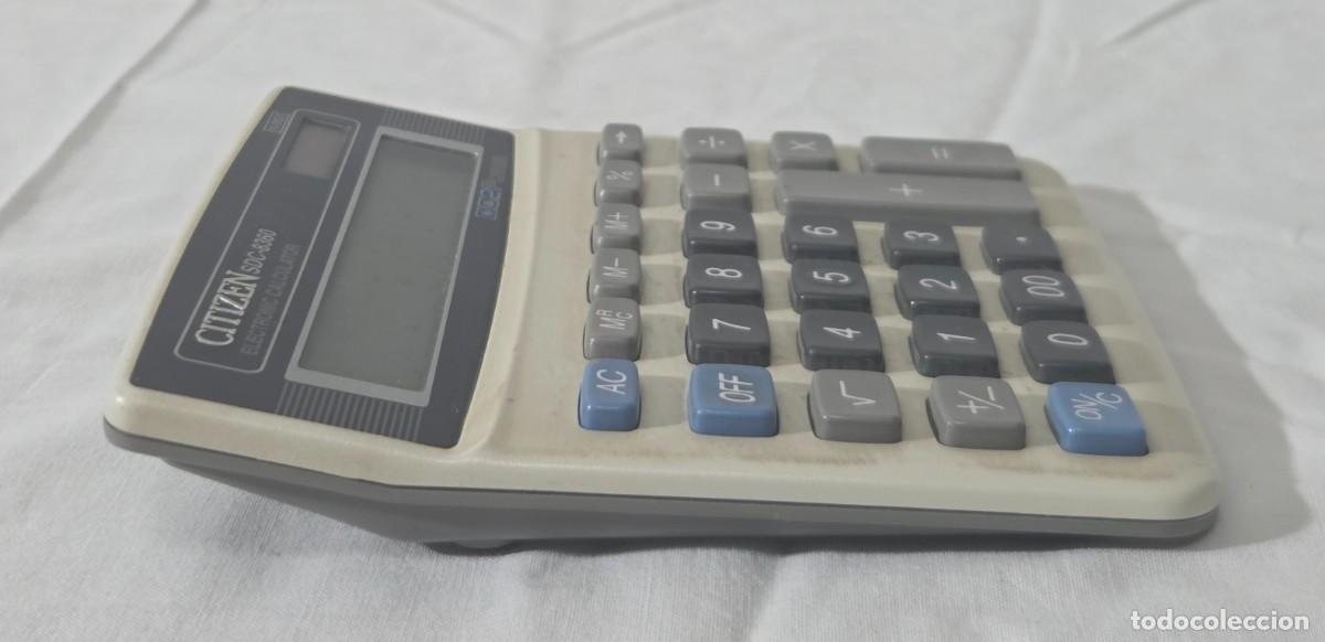 Antig&uuml;edades: Calculadora Citizen SDC-8360 electronic calculator, funciona - Foto 7
