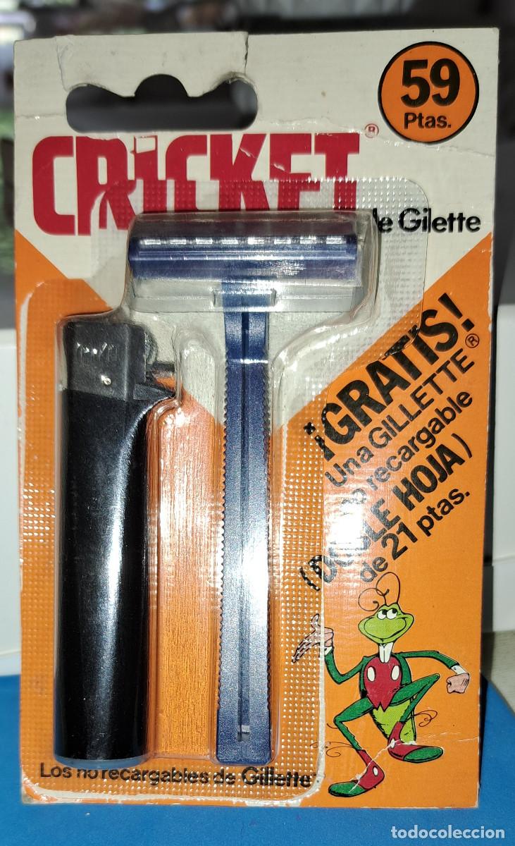 Antig&uuml;edades: GILLETTE - CRICKET - ENCENDEDOR Y GILLETTE DOBLE HOJA - 59 Ptas. - &iexcl; LOS NO RECARGABLES !